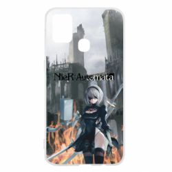 Чехол для Samsung M31 Nier Automata 2B - PrintSalon
