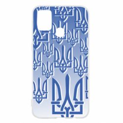 Чохол для Samsung M31 Паттерн з гербом - PrintSalon