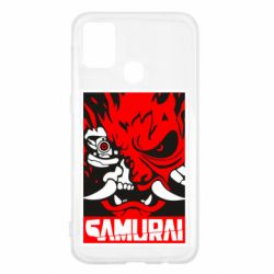 Чехол для Samsung M31 Poster samurai Cyberpunk - PrintSalon