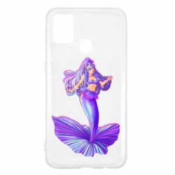 Чехол для Samsung M31 Purple Mermaid Barbie - PrintSalon
