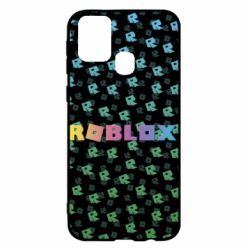 Чехол для Samsung M31 Roblox And Logo 3D - PrintSalon