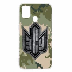 Чехол для Samsung M31 РУССКИЙ ВОЕННЫЙ КОРАБЛЬ ІДІ НА ХУЙ! ВСУ - PrintSalon