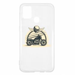 Чехол для Samsung M31 Skull and Bike - PrintSalon