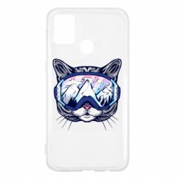 Чехол для Samsung M31 Snowboard Cat - PrintSalon