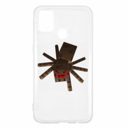 Чехол для Samsung M31 Spider from Minecraft - PrintSalon