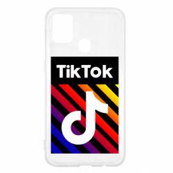 Чехол для Samsung M31 Tik Tok Colorful Logo - PrintSalon