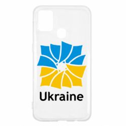 Чехол для Samsung M31 Ukraine квадратний прапор