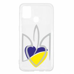 Чехол для Samsung M31 Ukrainian heart - PrintSalon