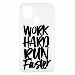 Чохол для Samsung M31 Work hard run faster - PrintSalon