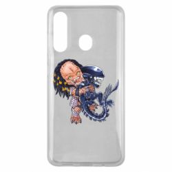 Чехол для Samsung M40 Alien vs Predator - PrintSalon