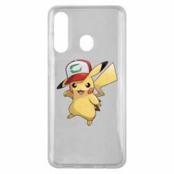 Чехол для Samsung M40 Ash's hat Pikachu - PrintSalon