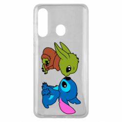 Чехол для Samsung M40 Baby Yoda And Stitch - PrintSalon