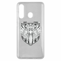 Чехол для Samsung M40 Bike Shield Art - PrintSalon