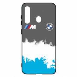 Чехол для Samsung M40 BMW logo and gray background - PrintSalon