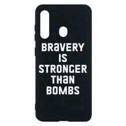 Чехол для Samsung M40 Bravery is stronger - PrintSalon