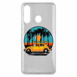 Чехол для Samsung M40 Car and sunset - PrintSalon