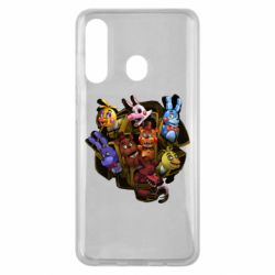 Чехол для Samsung M40 Five Nights At Freddy's monsters-PrintSalon Чехол для Samsung M40 Five Nights At Freddy's monsters