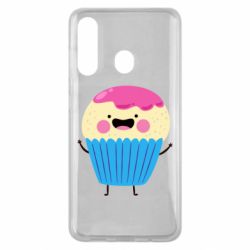 Чехол для Samsung M40 Funny cupcake with smile - PrintSalon