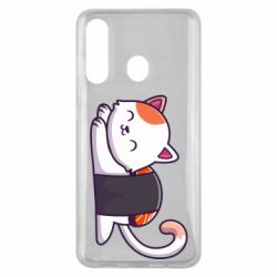 Чехол для Samsung M40 Котик-суши - PrintSalon