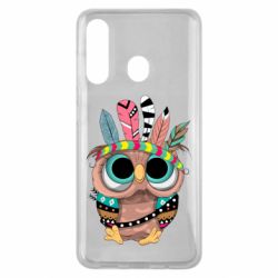 Чехол для Samsung M40 Little owl with feathers - PrintSalon