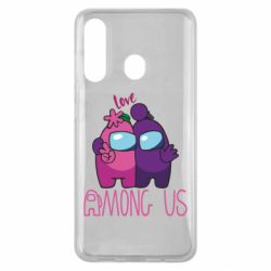 Чехол для Samsung M40 Love is Among Us - PrintSalon
