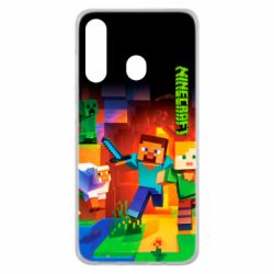 Чехол для Samsung M40 Майнкрафт - PrintSalon