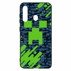 Чехол для Samsung M40 Minecraft Creeper - PrintSalon