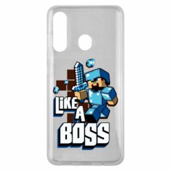 Чехол для Samsung M40 Minecraft Like a Boss - PrintSalon