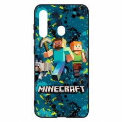 Чохол для Samsung M40 Minecraft Steve Alex And Dog - PrintSalon