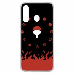 Чехол для Samsung M40 Naruto Sasuke Uchiha Sharingan - PrintSalon