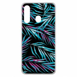 Чохол для Samsung M40 Neon Palm Leaves - PrintSalon