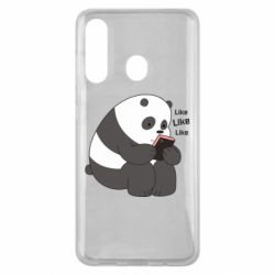 Чехол для Samsung M40 Панда лайк - PrintSalon