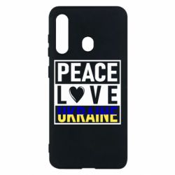 Чехол для Samsung M40 PEACE LOVE UKRAINE - PrintSalon