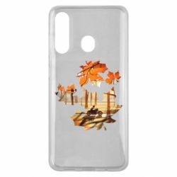 Чехол для Samsung M40 Проезжая осень - PrintSalon