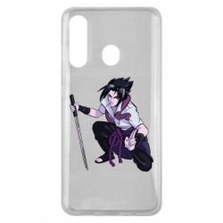 Чехол для Samsung M40 Sasuke with katana - PrintSalon