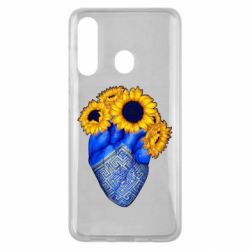 Чехол для Samsung M40 Сердце Украины.