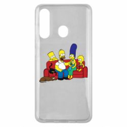 Чехол для Samsung M40 Simpsons At Home - PrintSalon