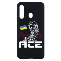 Чехол для Samsung M40 Украинский летчик - PrintSalon
