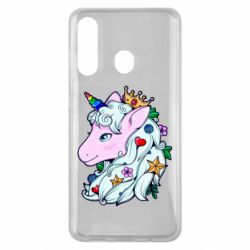 Чехол для Samsung M40 Unicorn Princess - PrintSalon