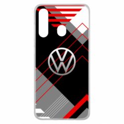 Чехол для Samsung M40 Volkswagen logo and abstraction - PrintSalon
