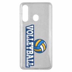 Чехол для Samsung M40 Volleyball text and ball - PrintSalon