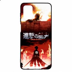 Чехол для Samsung M51 Attack of the Titans - PrintSalon