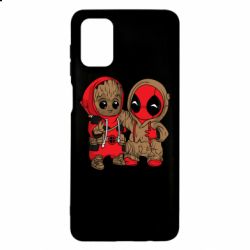 Чехол для Samsung M51 Baby Groot And Deadpool - PrintSalon