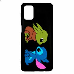 Чехол для Samsung M51 Baby Yoda And Stitch - PrintSalon