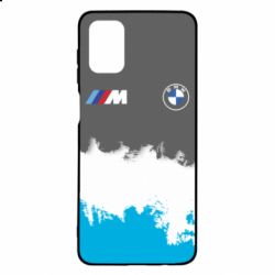 Чехол для Samsung M51 BMW logo and gray background - PrintSalon
