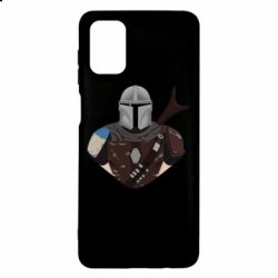 Чехол для Samsung M51 Bust of Mandalorian - PrintSalon