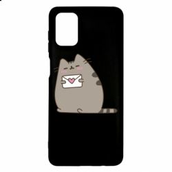 Чехол для Samsung M51 Cat with a letter - PrintSalon