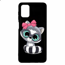 Чехол для Samsung M51 Cute raccoon - PrintSalon