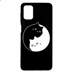 Чехол для Samsung M51 Cute yin yang cats - PrintSalon