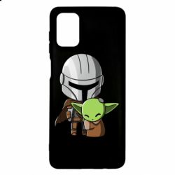 Чехол для Samsung M51 Din Djarin And The Child - PrintSalon
